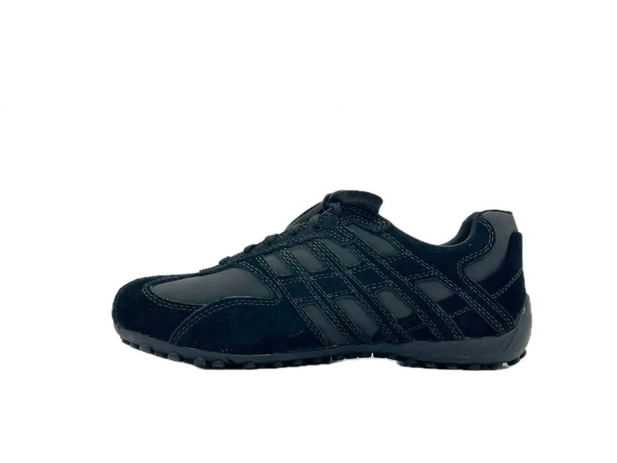 GEOX Sneakers uomo U SNAKE ORIGINAL Black in Sneaker casual Calzature Durello - Agna, commercioVirtuoso.it