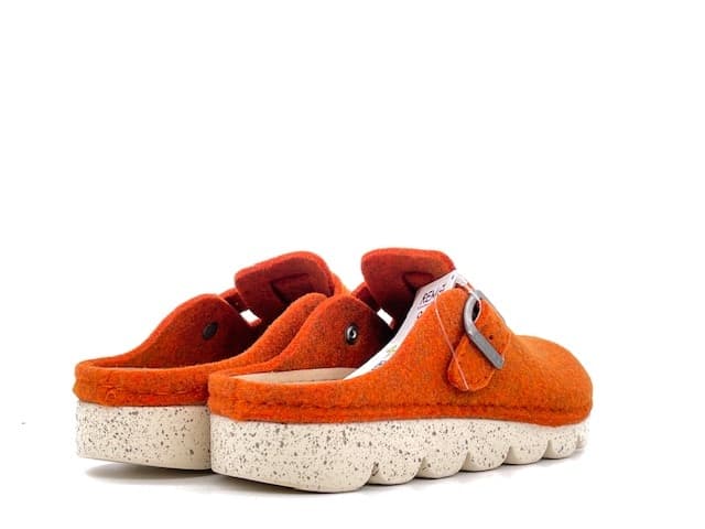 GRUNLAND Ciabatta donna Poff arancio in Pantofole Calzature Durello - Agna, commercioVirtuoso.it