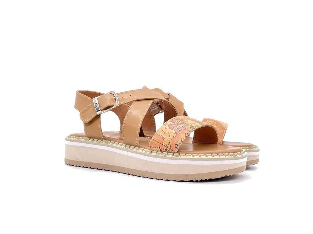 ALVIERO MARTINI 1Classe Sandali Donna Beige Geo - 7