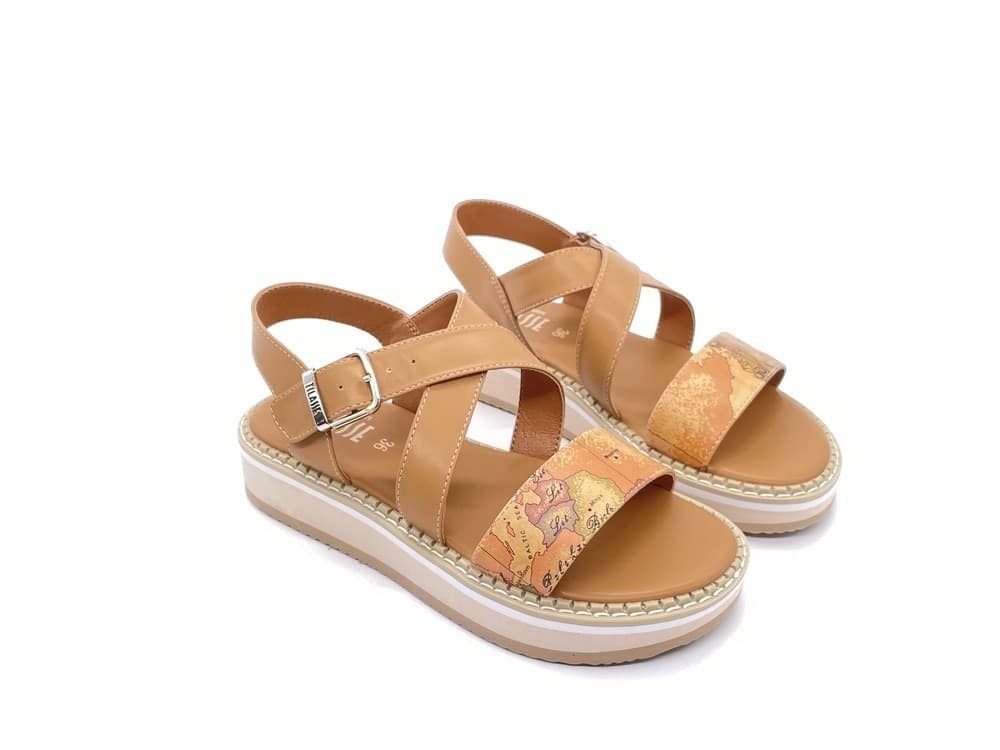 ALVIERO MARTINI 1Classe Sandali Donna Beige Geo in Sandali moda Calzature Durello - Agna, commercioVirtuoso.it