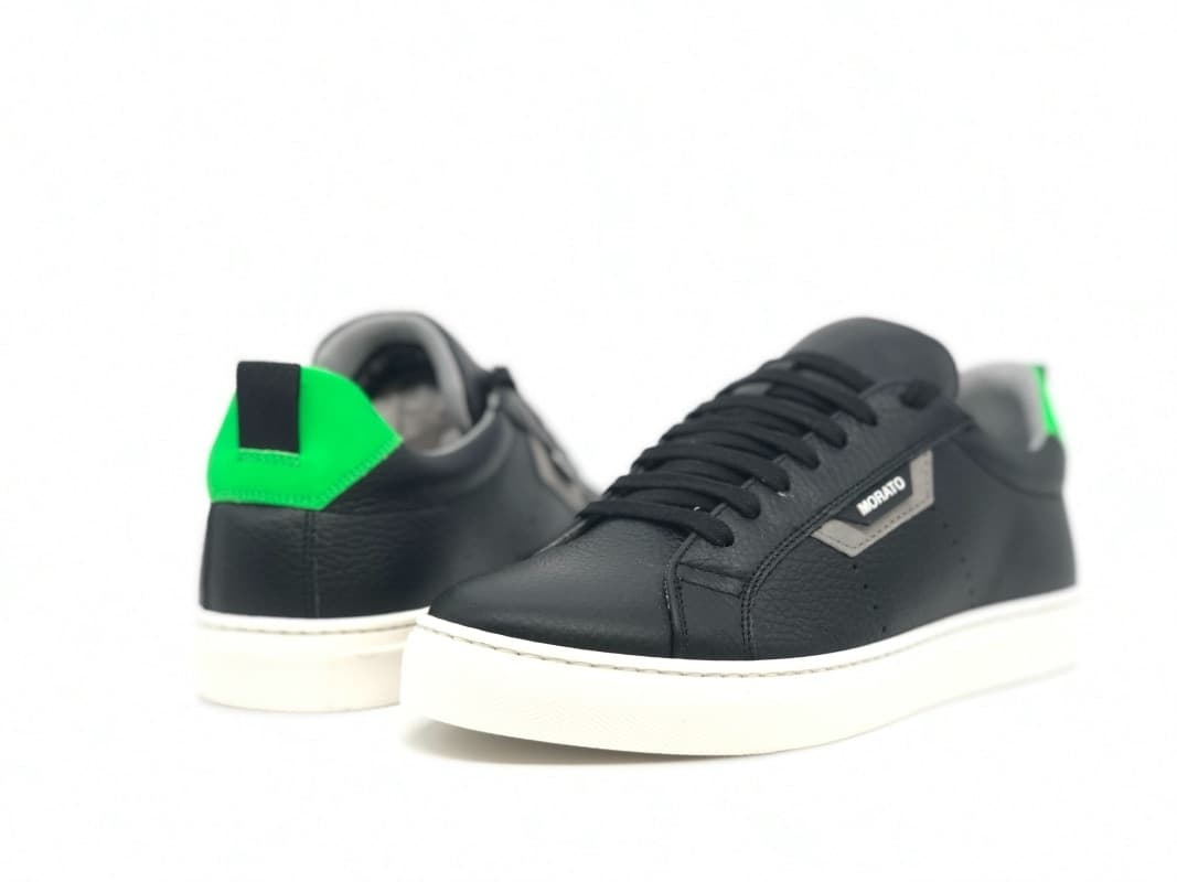 ANTONY MORATO Sneakers casual Nero Verde fluo in Sneaker casual Calzature Durello - Agna, commercioVirtuoso.it