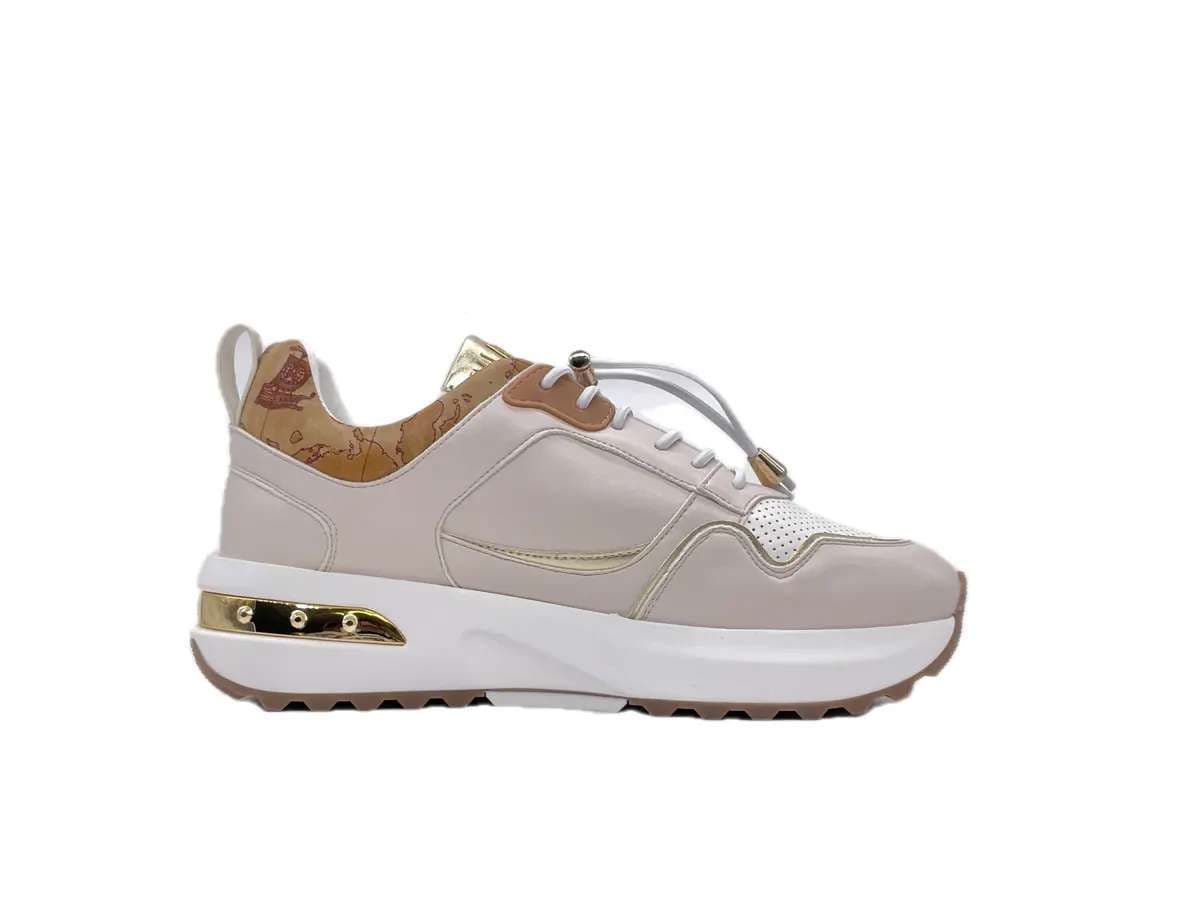 ALVIERO MARTINI GEO ROAR Sneakers donna bianche e avorio in Sneaker casual Calzature Durello - Agna, commercioVirtuoso.it