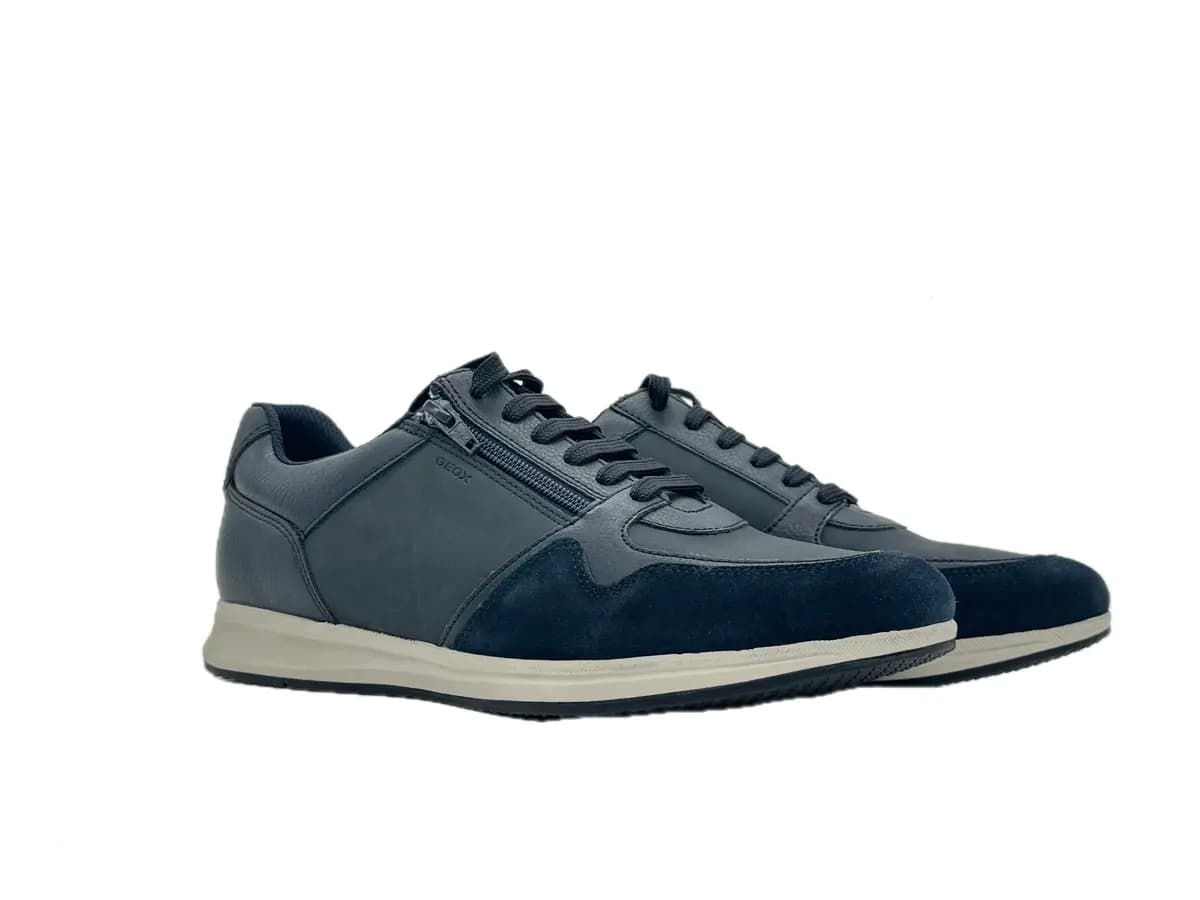 GEOX Sneakers uomo U AVERY A Nabuk Navy - 6