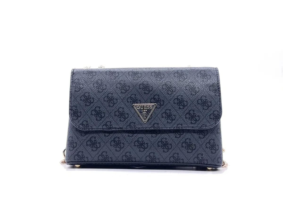GUESS Borsa donna a tracolla ECO ERICA Coal Logo - 5