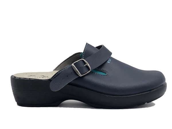 FLY FLOT ciabatte donna blu con fibbia 2 - 5