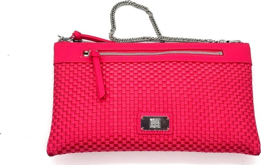 GEOX Borsetta a tracolla fucsia con catenella - 3