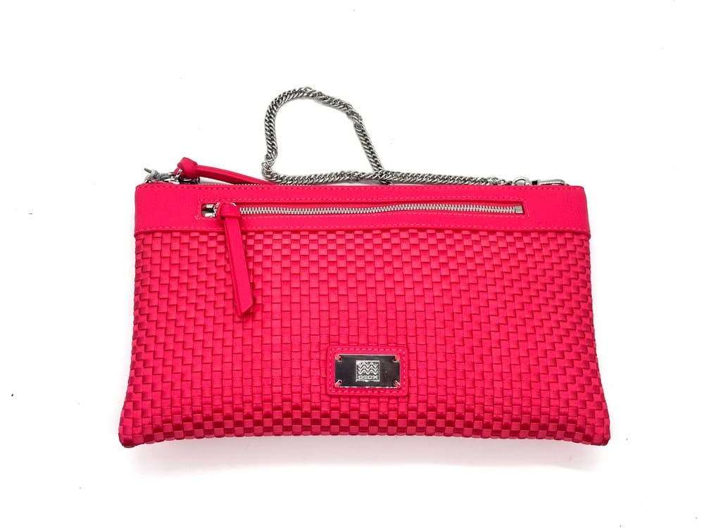GEOX Borsetta a tracolla fucsia con catenella - 3