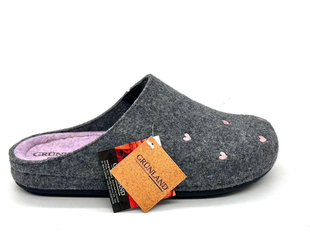 GRUNLAND Ciabatte Chiuse Donna Pila Cenere Amarena - 5