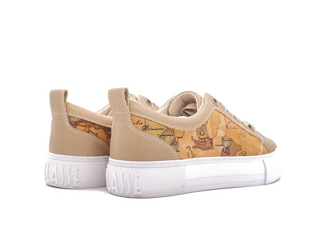 Alviero Martini 1 Classe Sneakers Donna tortora Geo Beige in Sneaker casual Calzature Durello - Agna, commercioVirtuoso.it