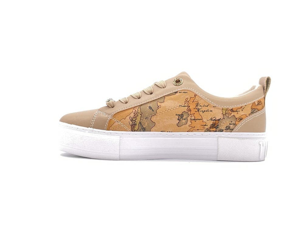 Alviero Martini 1 Classe Sneakers Donna tortora Geo Beige in Sneaker casual Calzature Durello - Agna, commercioVirtuoso.it