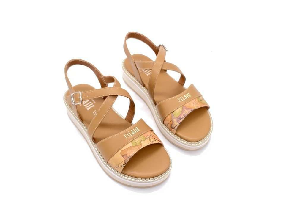 ALVIERO MARTINI 1Classe Sandali Donna Geo Beige Cuoio in Infradito e ciabatte da spiaggia Calzature Durello - Agna, commercioVirtuoso.it