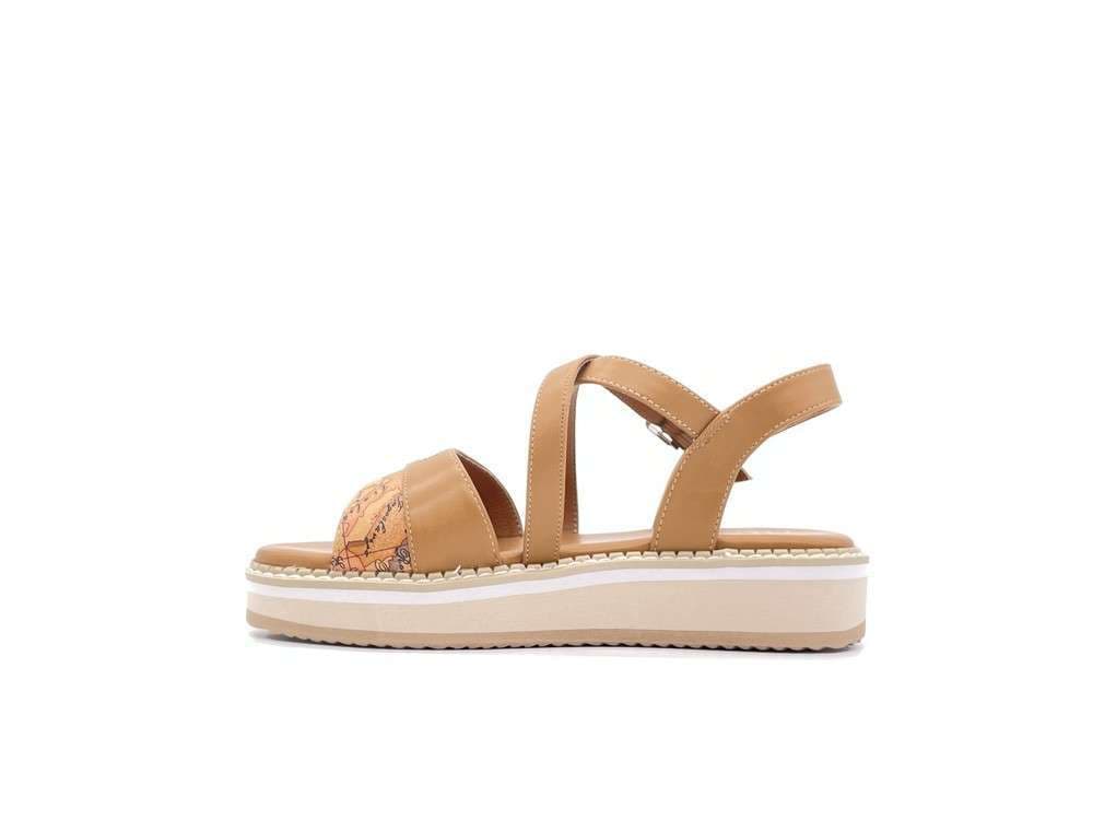 ALVIERO MARTINI 1Classe Sandali Donna Geo Beige Cuoio in Infradito e ciabatte da spiaggia Calzature Durello - Agna, commercioVirtuoso.it