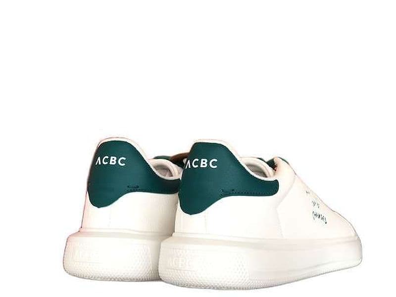 ACBC Sneakers uomo BIOMILAN bianca e verde in Sneaker casual Calzature Durello - Agna, commercioVirtuoso.it
