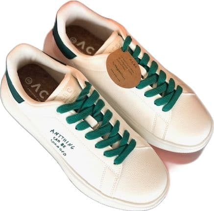 ACBC Sneakers uomo BIOMILAN bianca e verde in Sneaker casual Calzature Durello - Agna, commercioVirtuoso.it