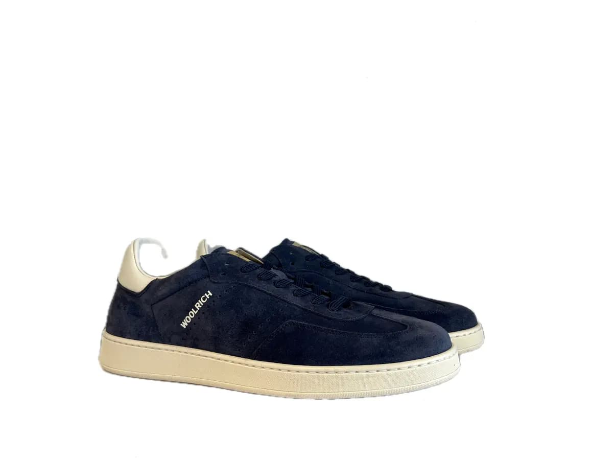 WOOLRICH Sneakers uomo camoscio blu - 6