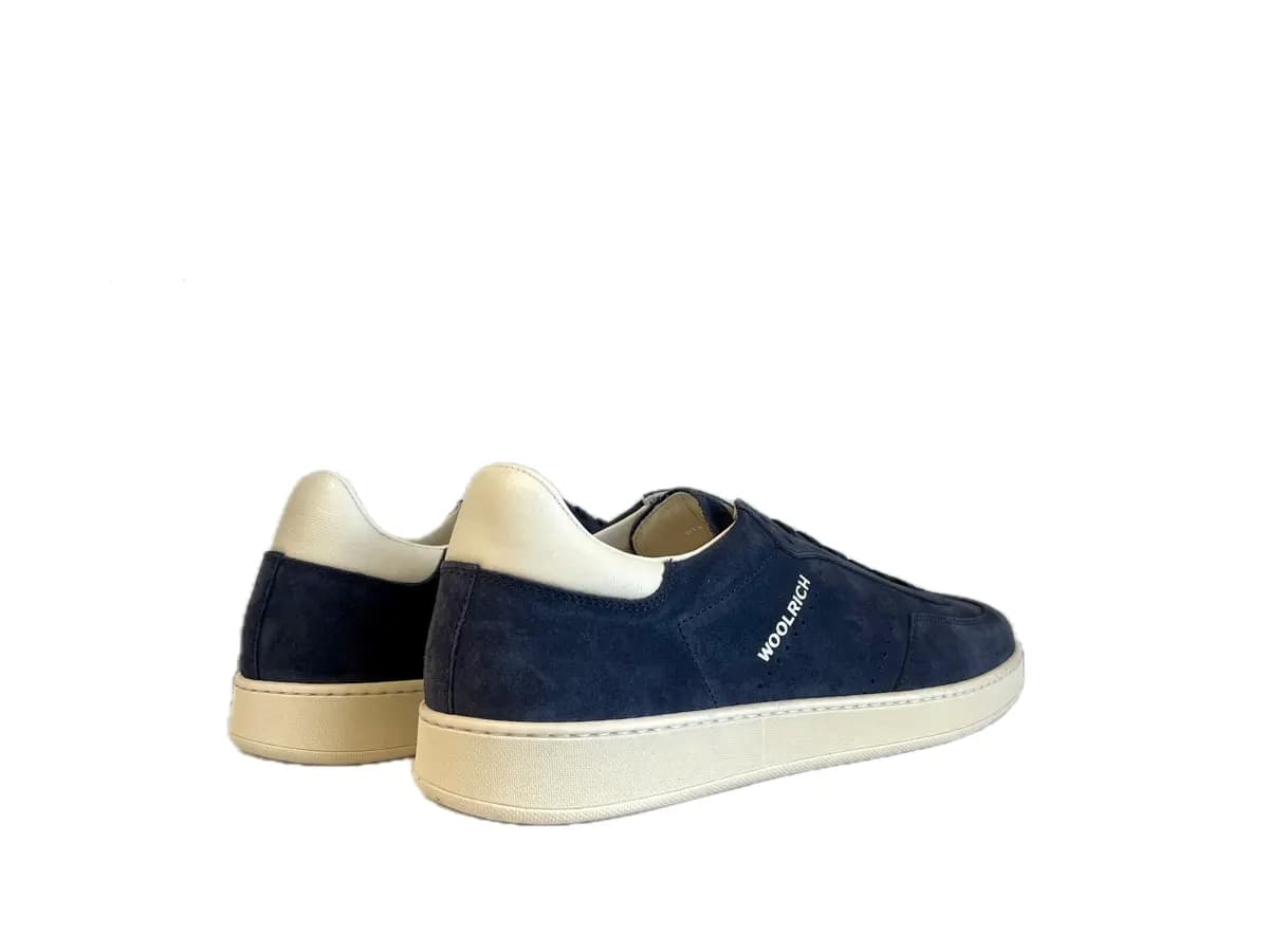WOOLRICH Sneakers uomo camoscio blu in Sneaker casual Calzature Durello - Agna, commercioVirtuoso.it