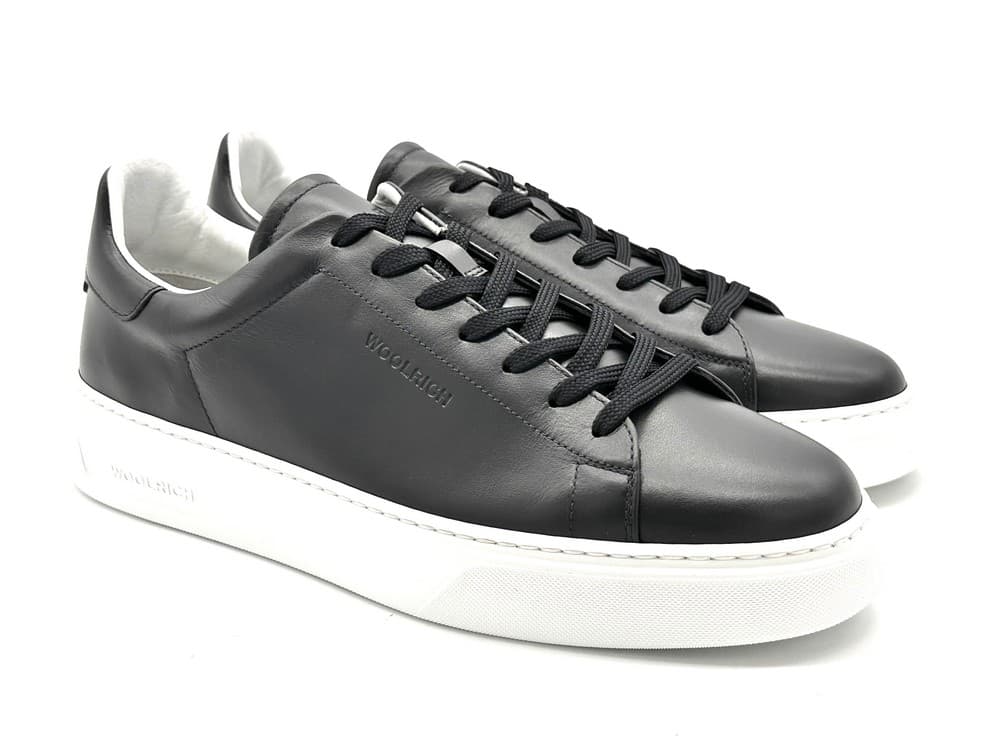 WOOLRICH Sneakers uomo in pelle blu - 6