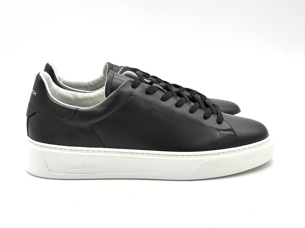 WOOLRICH Sneakers uomo in pelle blu in Sneaker casual Calzature Durello - Agna, commercioVirtuoso.it