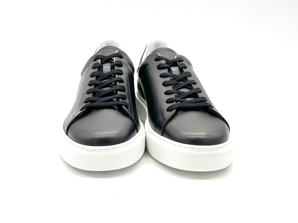 WOOLRICH Sneakers uomo in pelle blu in Sneaker casual Calzature Durello - Agna, commercioVirtuoso.it
