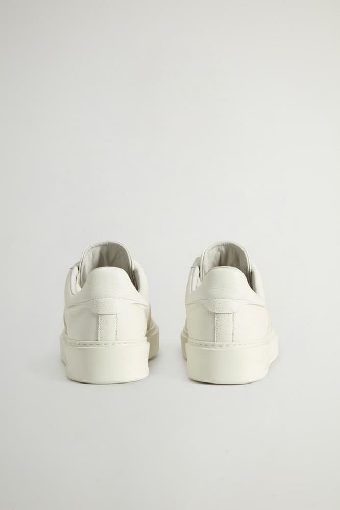 WOOLRICH Sneakers uomo in pelle beige in Sneaker casual Calzature Durello - Agna, commercioVirtuoso.it
