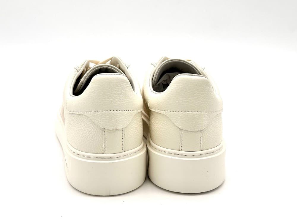 WOOLRICH Sneakers uomo in pelle beige in Sneaker casual Calzature Durello - Agna, commercioVirtuoso.it
