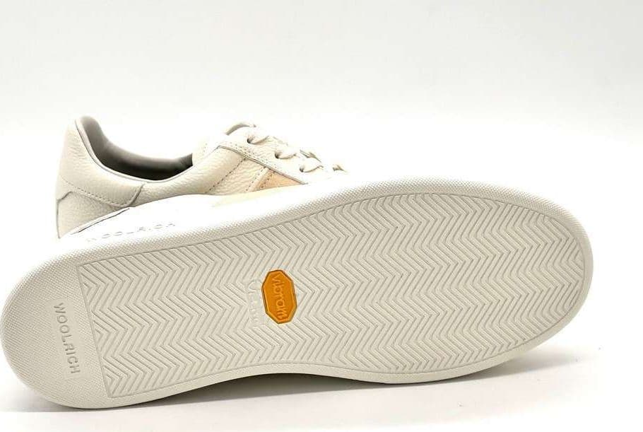 WOOLRICH Sneakers uomo in pelle beige - 10