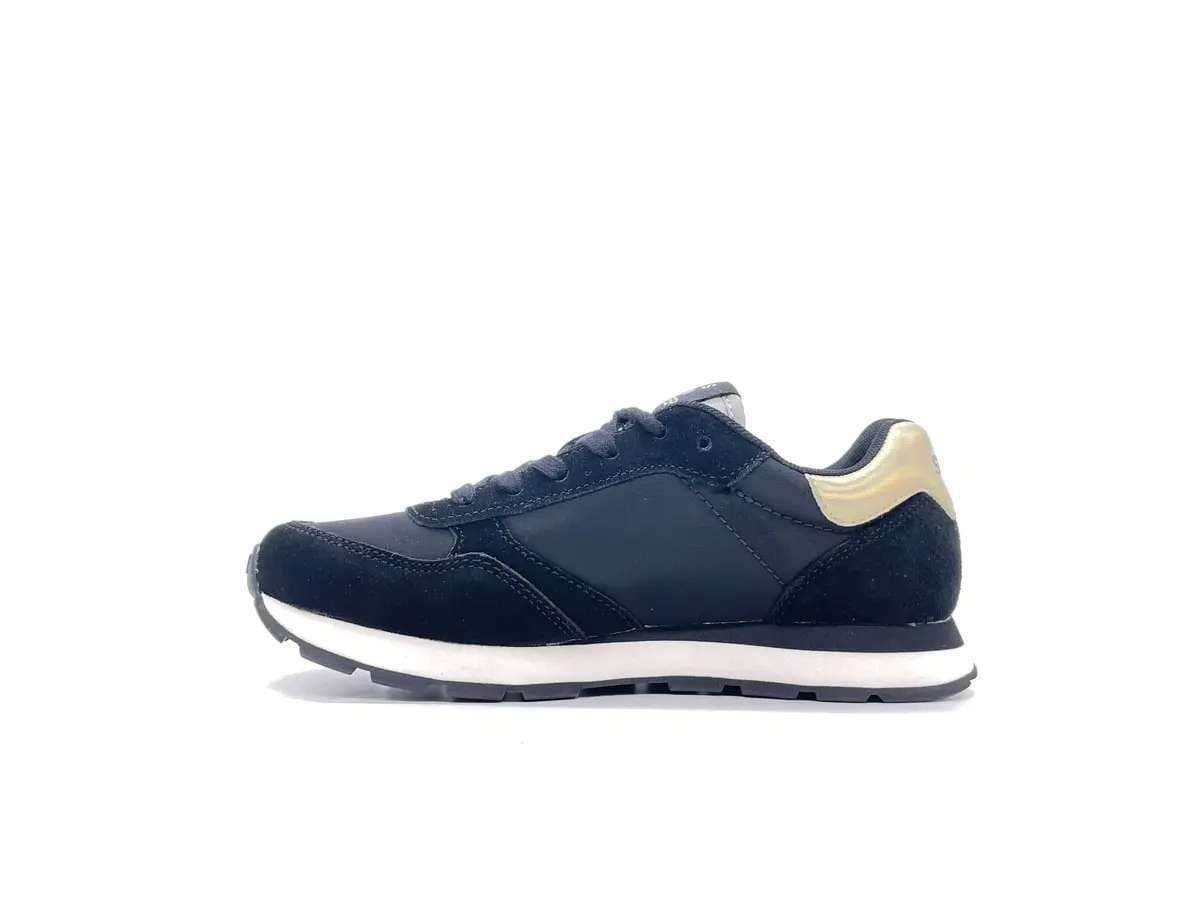 SUN68 Sneakers bambina GIRL'S ALLY SOLID Z43402K11 nera e oro in prodotto Calzature Durello - Agna, commercioVirtuoso.it