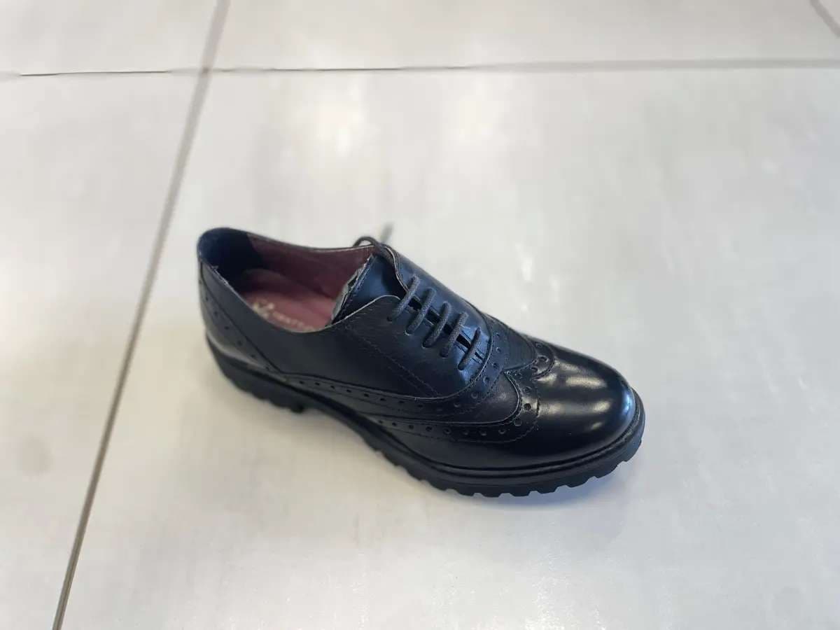 TRATTI DI DONNA Francesina Platform in pelle nera abrasivata e opaca in Scarpe col tacco Calzature Durello - Agna, commercioVirtuoso.it