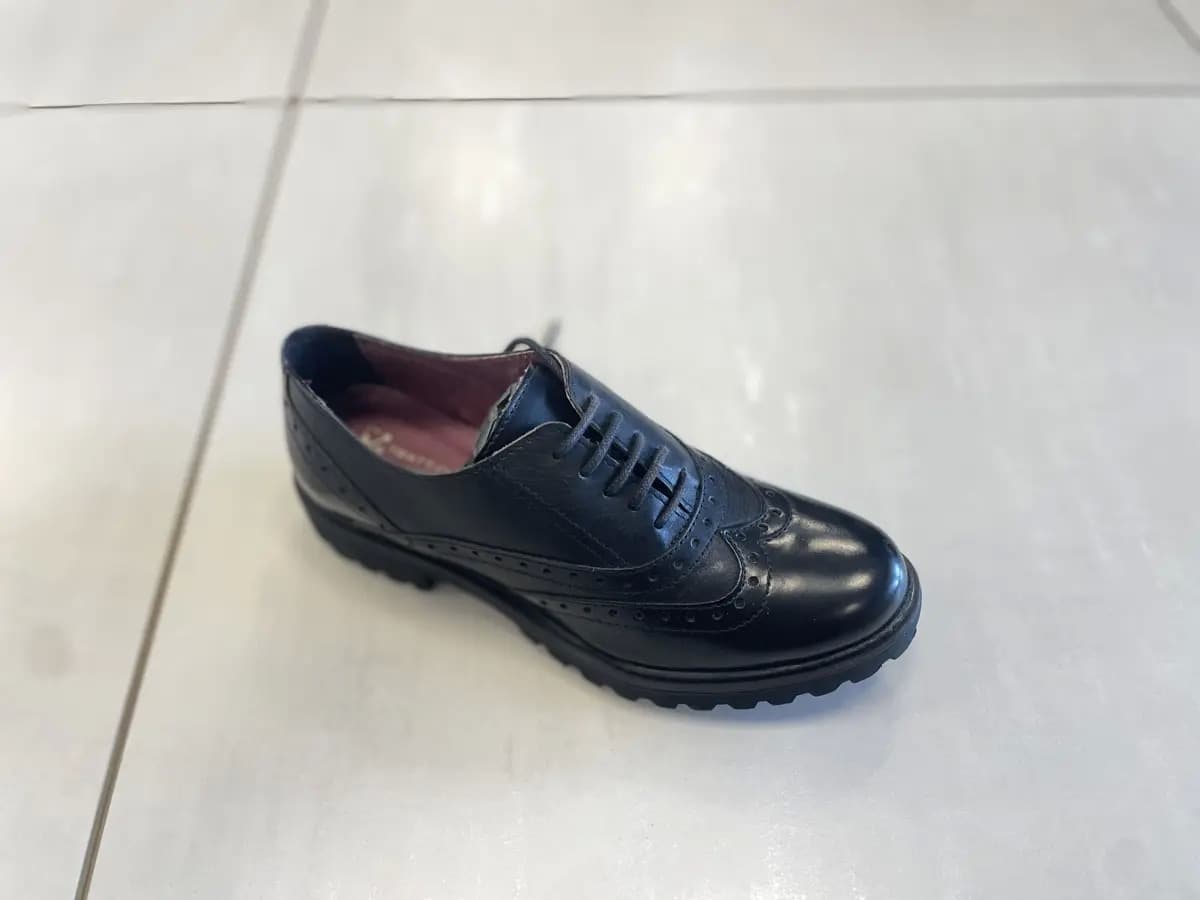 TRATTI DI DONNA Francesina Platform in pelle nera abrasivata e opaca in Scarpe col tacco Calzature Durello - Agna, commercioVirtuoso.it