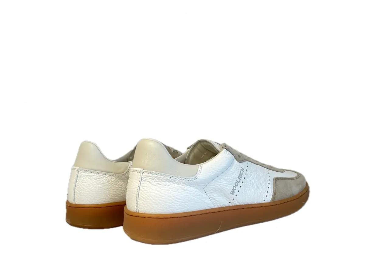 WOOLRICH Sneakers Uomo bianco beige in Sneaker casual Calzature Durello - Agna, commercioVirtuoso.it