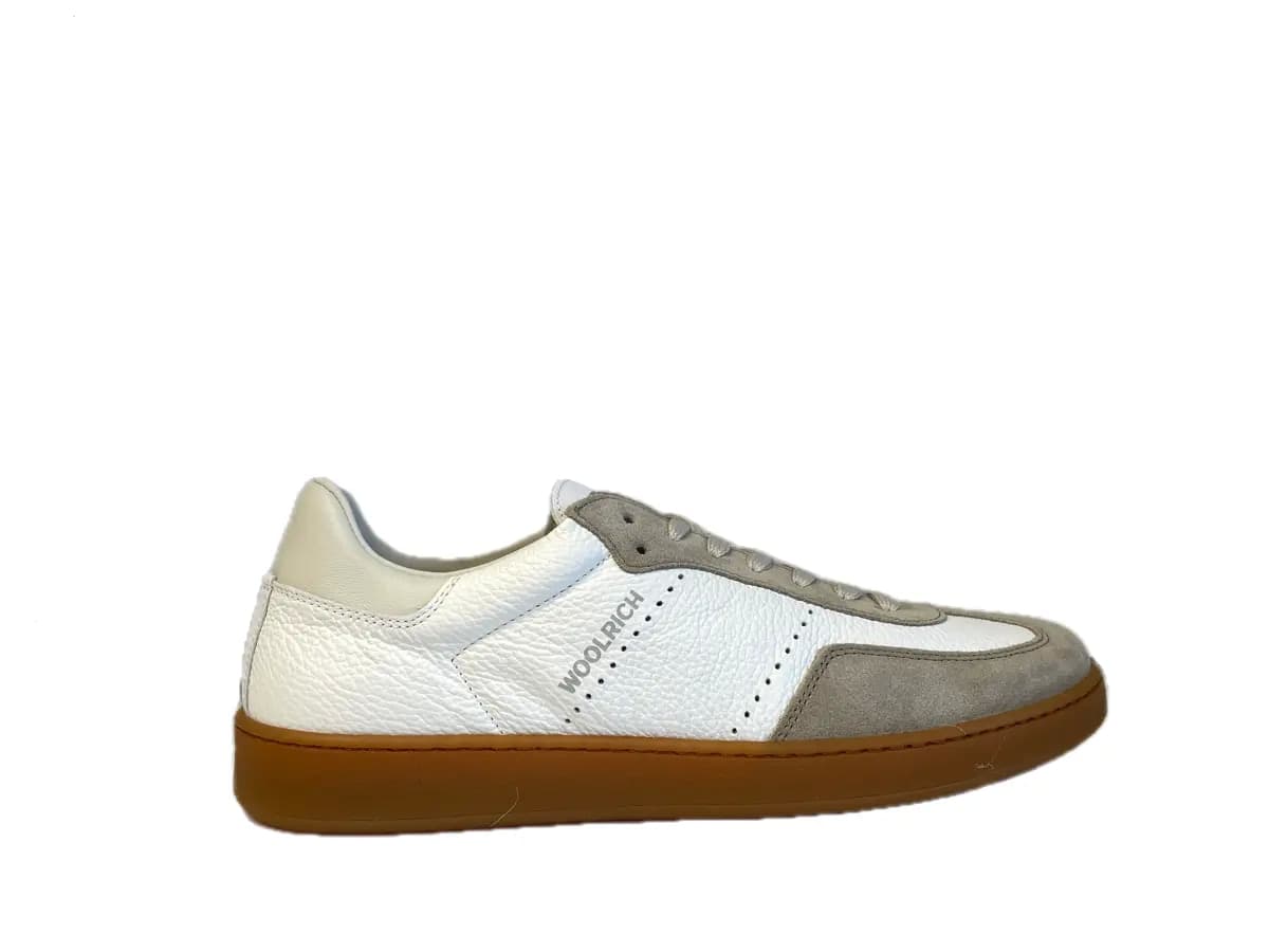 WOOLRICH Sneakers Uomo bianco beige in Sneaker casual Calzature Durello - Agna, commercioVirtuoso.it