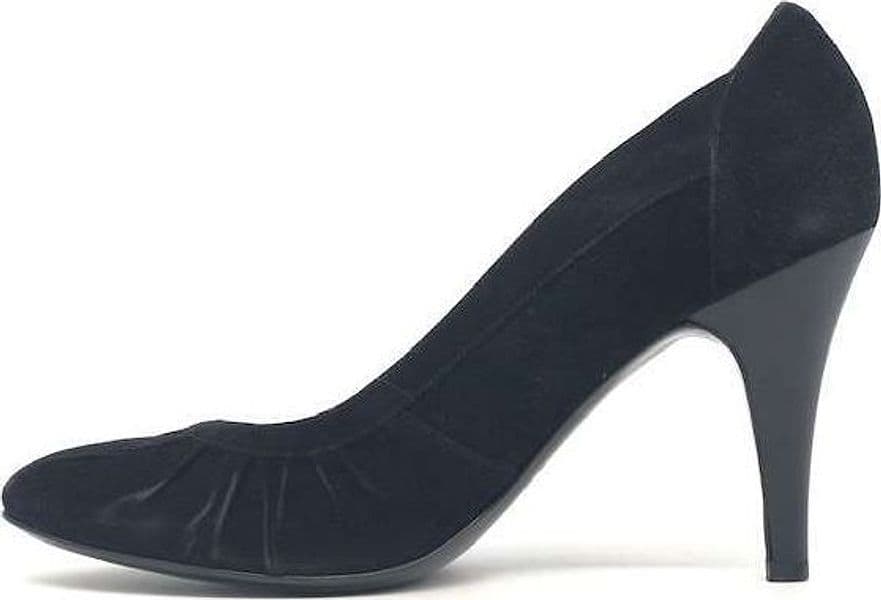 WANDA D ARAGONA Décolleté in pelle scamosciata nera in Scarpe col tacco Calzature Durello - Agna, commercioVirtuoso.it