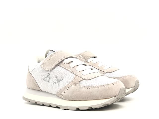 SUN68 Sneakers Girl's Ally Glitter Bianco - 7
