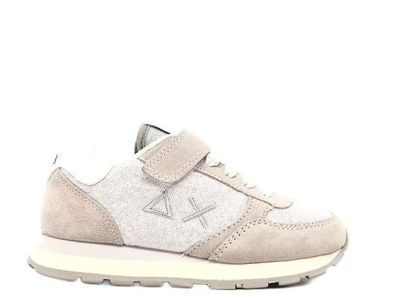 SUN68 Sneakers Girl's Ally Glitter Bianco in prodotto Calzature Durello - Agna, commercioVirtuoso.it