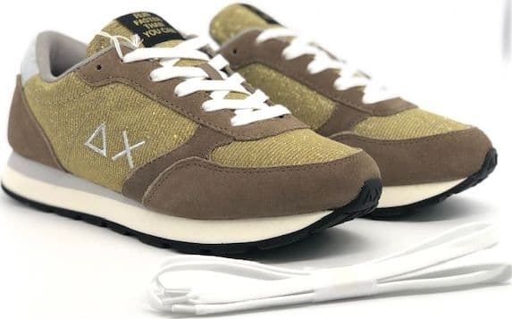 SUN68 Sneakers Girl's kate Thin Glitter Oro in prodotto Calzature Durello - Agna, commercioVirtuoso.it