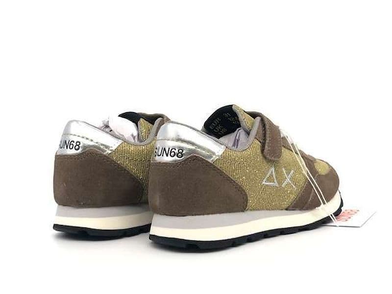 SUN68 Sneakers Girl's kate Thin Glitter Oro in prodotto Calzature Durello - Agna, commercioVirtuoso.it