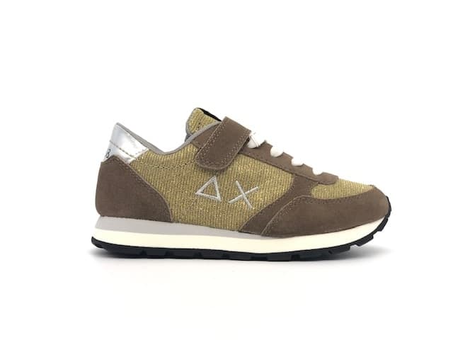 SUN68 Sneakers Girl's kate Thin Glitter Oro in prodotto Calzature Durello - Agna, commercioVirtuoso.it