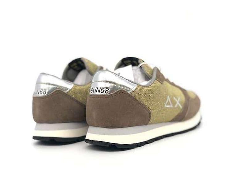 SUN68 Sneakers Girl's kate Thin Glitter Oro in prodotto Calzature Durello - Agna, commercioVirtuoso.it