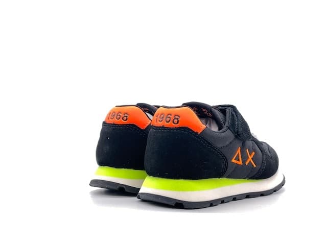 SUN68 Sneakers bambino BOY'S TOM FLUO (KID) Nero in prodotto Calzature Durello - Agna, commercioVirtuoso.it