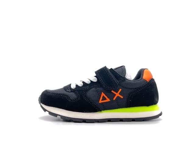 SUN68 Sneakers bambino BOY'S TOM FLUO (KID) Nero in prodotto Calzature Durello - Agna, commercioVirtuoso.it