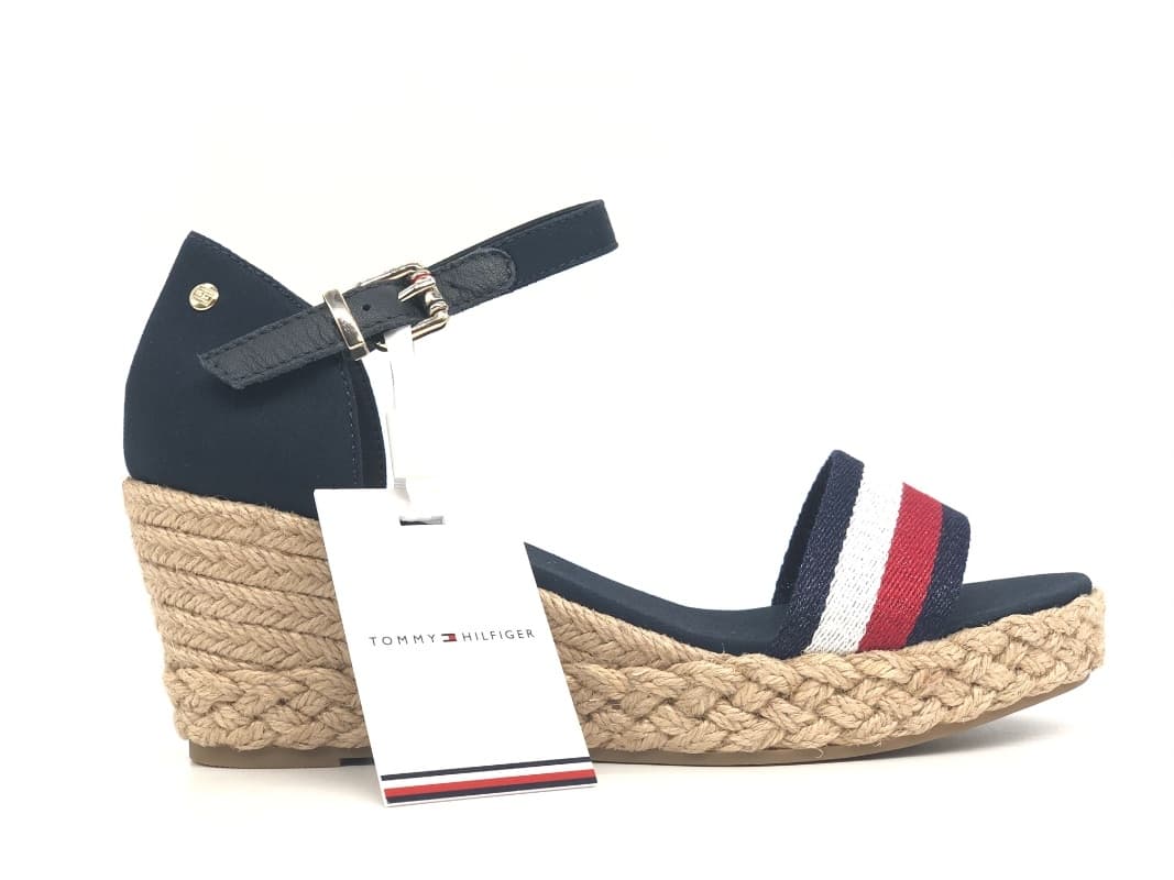 TOMMY HILFIGHER Sandalo donna Shimmery Ribbon Mid Desert Sky - 6