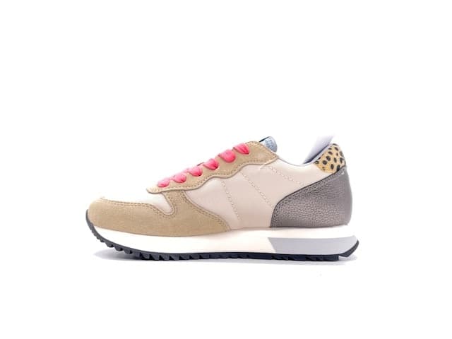 SUN68 Sneakers Donna Stargirl Glitter Bianco Panna in Sneaker casual Calzature Durello - Agna, commercioVirtuoso.it