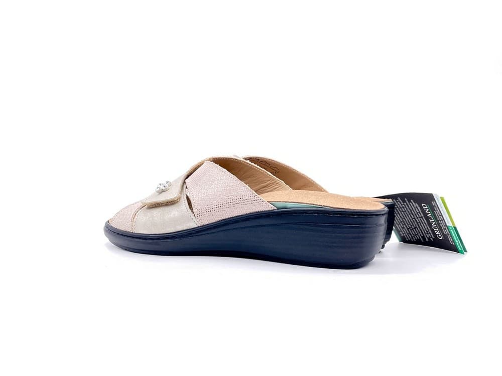GRUNLAND Ciabatte Donna Essi Platino in Pantofole Calzature Durello - Agna, commercioVirtuoso.it