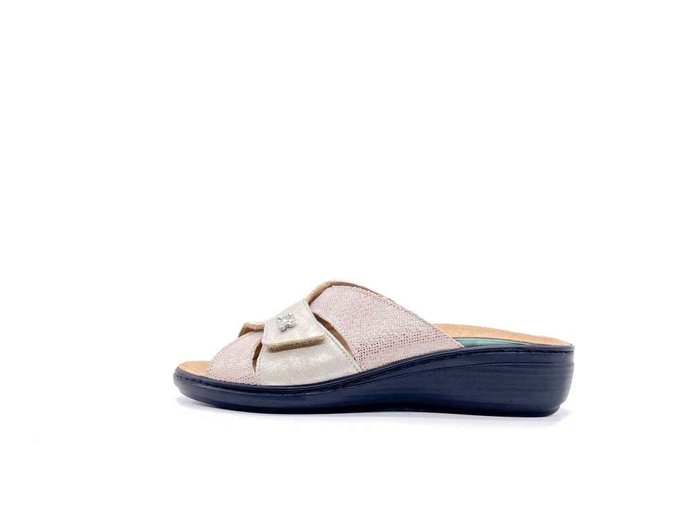 GRUNLAND Ciabatte Donna Essi Platino in Pantofole Calzature Durello - Agna, commercioVirtuoso.it