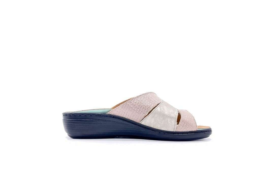 GRUNLAND Ciabatte Donna Essi Platino - 5