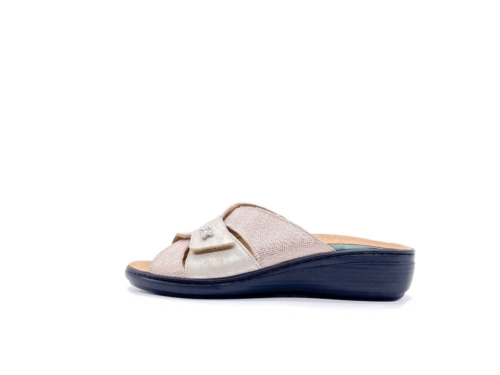 GRUNLAND Ciabatte Donna Essi Platino in Pantofole Calzature Durello - Agna, commercioVirtuoso.it