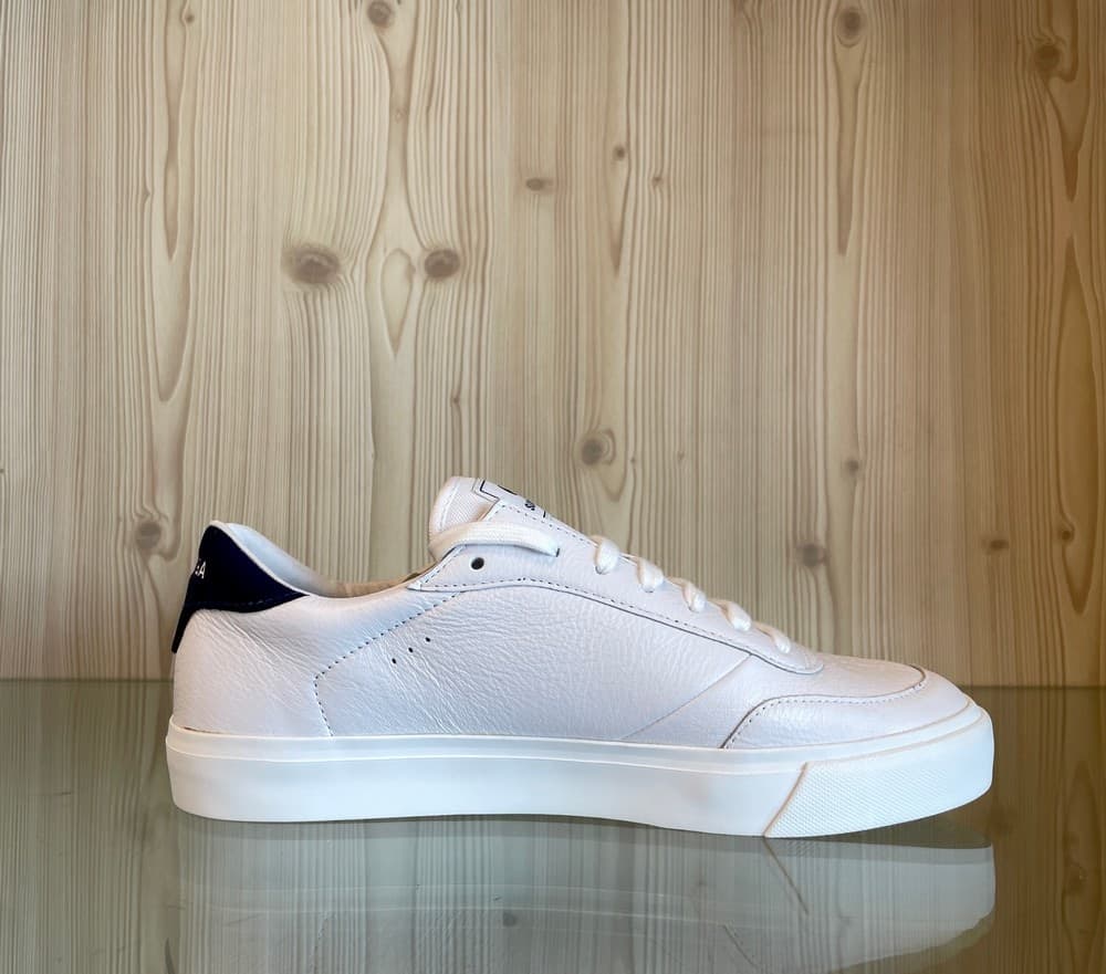SUPERGA Sneakers Uomo Court Bianco Blu - 5