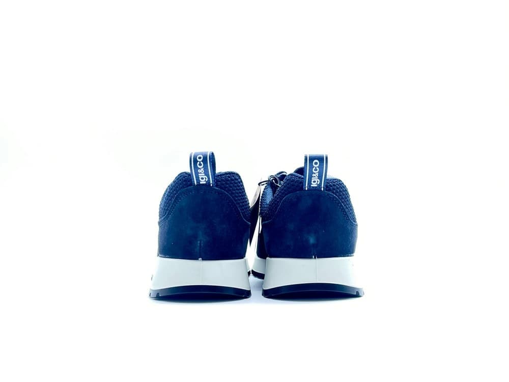 UGI e CO Sneakers Uomo in Tessuto Blu in Sneaker casual Calzature Durello - Agna, commercioVirtuoso.it