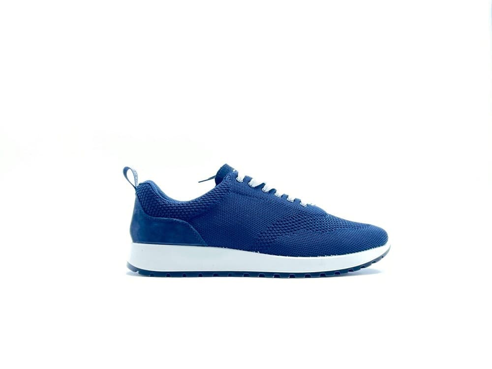 UGI e CO Sneakers Uomo in Tessuto Blu in Sneaker casual Calzature Durello - Agna, commercioVirtuoso.it