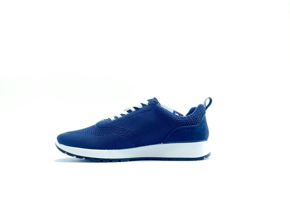 UGI e CO Sneakers Uomo in Tessuto Blu in Sneaker casual Calzature Durello - Agna, commercioVirtuoso.it